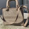 Tas Taupe Fleur D’Amour Geborduurd - Afbeelding 7