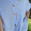 Blouse Licht Blauw Button Knopen - Afbeelding 3