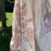 Blouse Ecru met Roze Bloemen - Afbeelding 3
