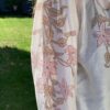 Blouse Ecru met Roze Bloemen - Afbeelding 5