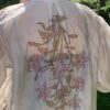 Blouse Ecru met Roze Bloemen - Afbeelding 8