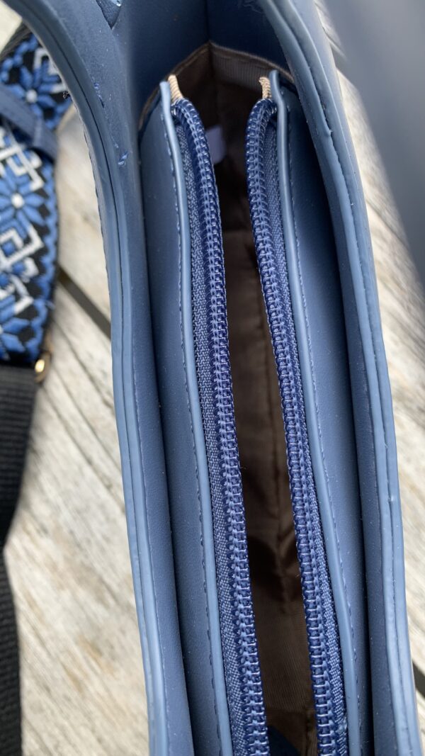 Tasje Blauw Ovaal - Afbeelding 4