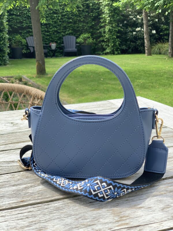 Tasje Blauw Ovaal - Afbeelding 7