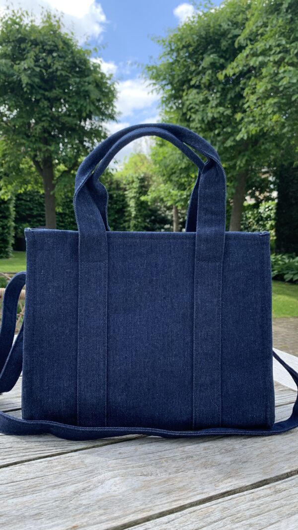 Tote Bag Jeans Look - Afbeelding 4