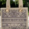 Tas Beige Fleur D’Amour Geborduurd