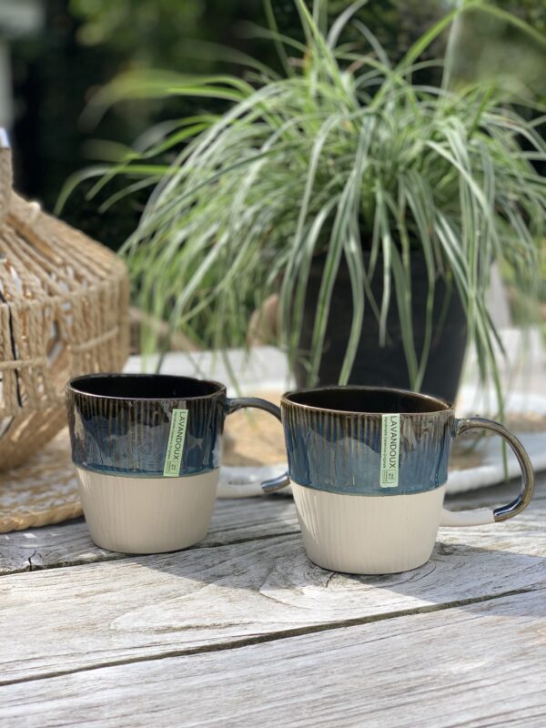 Mokje Beige/ Blauw - Afbeelding 5