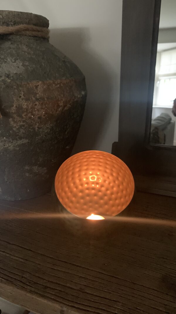 Windlicht Goudkleurig Small - Afbeelding 2