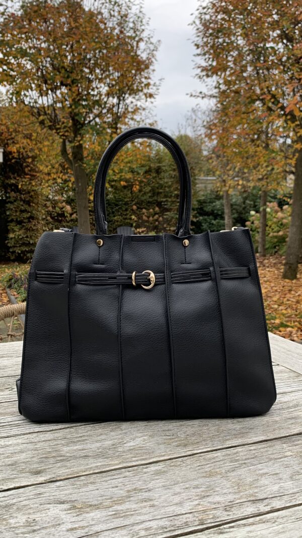 Tas Zwart met Plooien - Afbeelding 2