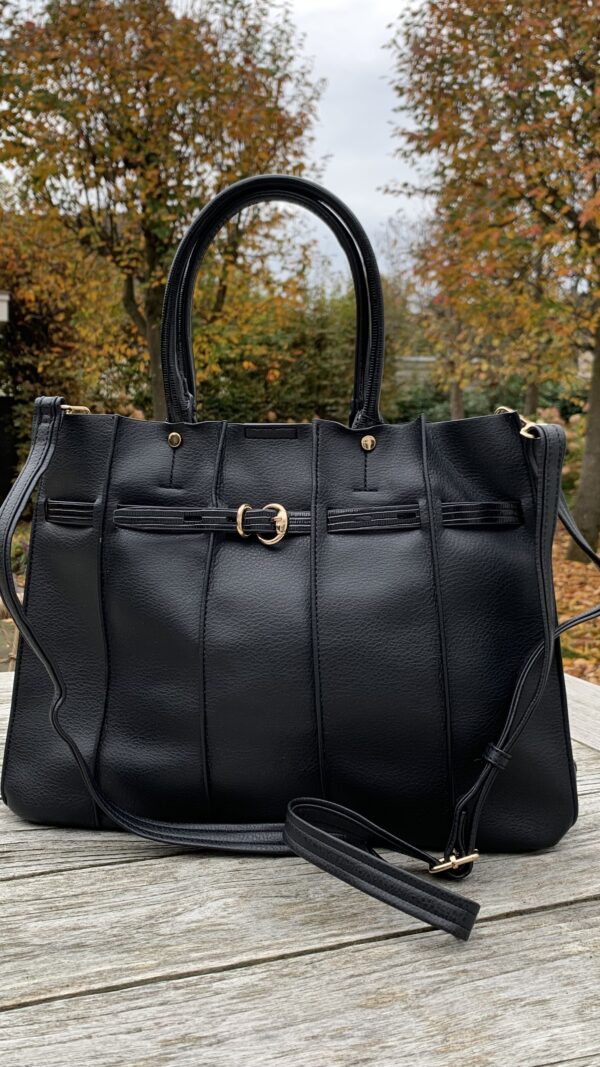 Tas Zwart met Plooien - Afbeelding 5