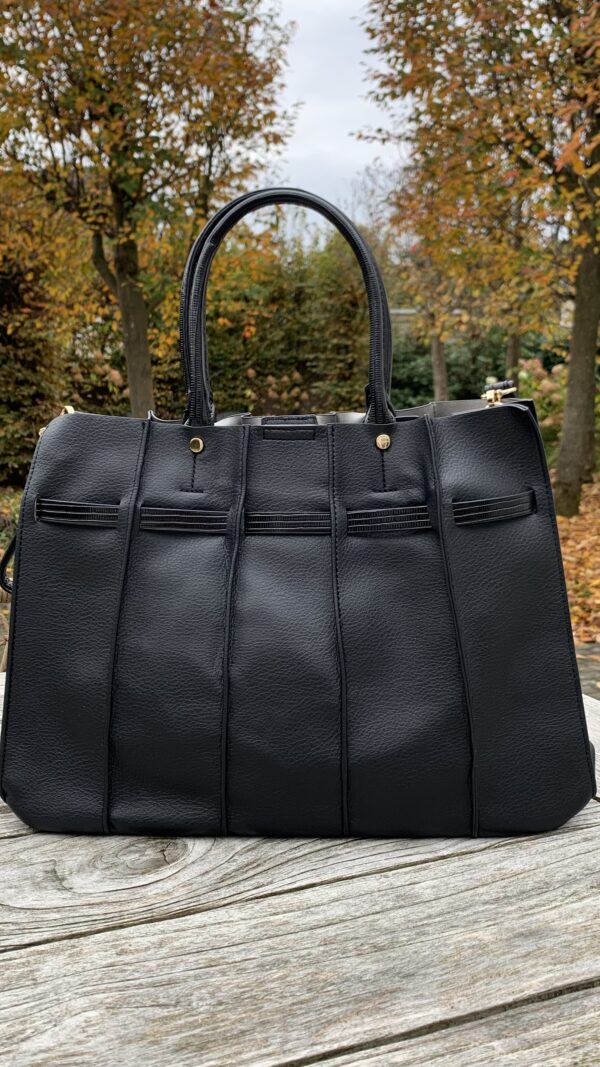 Tas Zwart met Plooien - Afbeelding 7