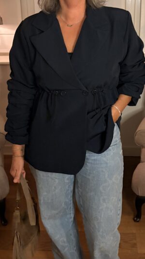 Blazer Donker Blauw Getailleerd