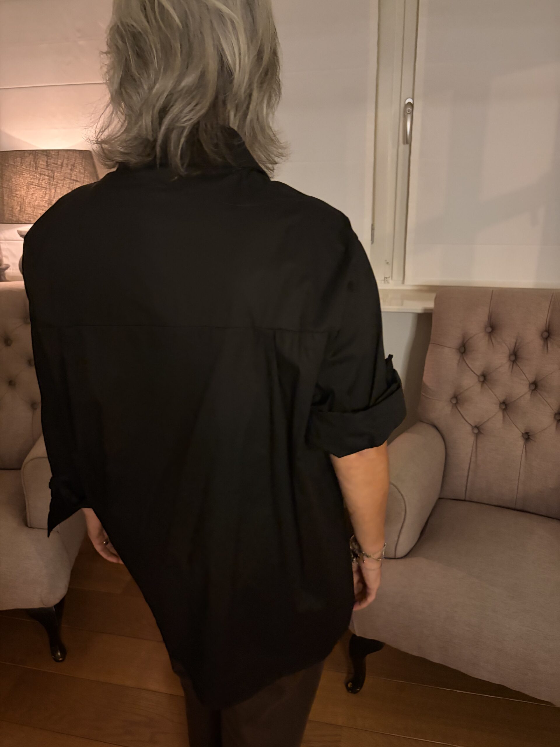 Blouse Zwart met Gesp - Afbeelding 5