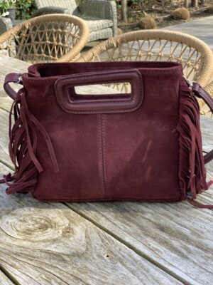 Tas Bordeauxrood met Franjes Medium