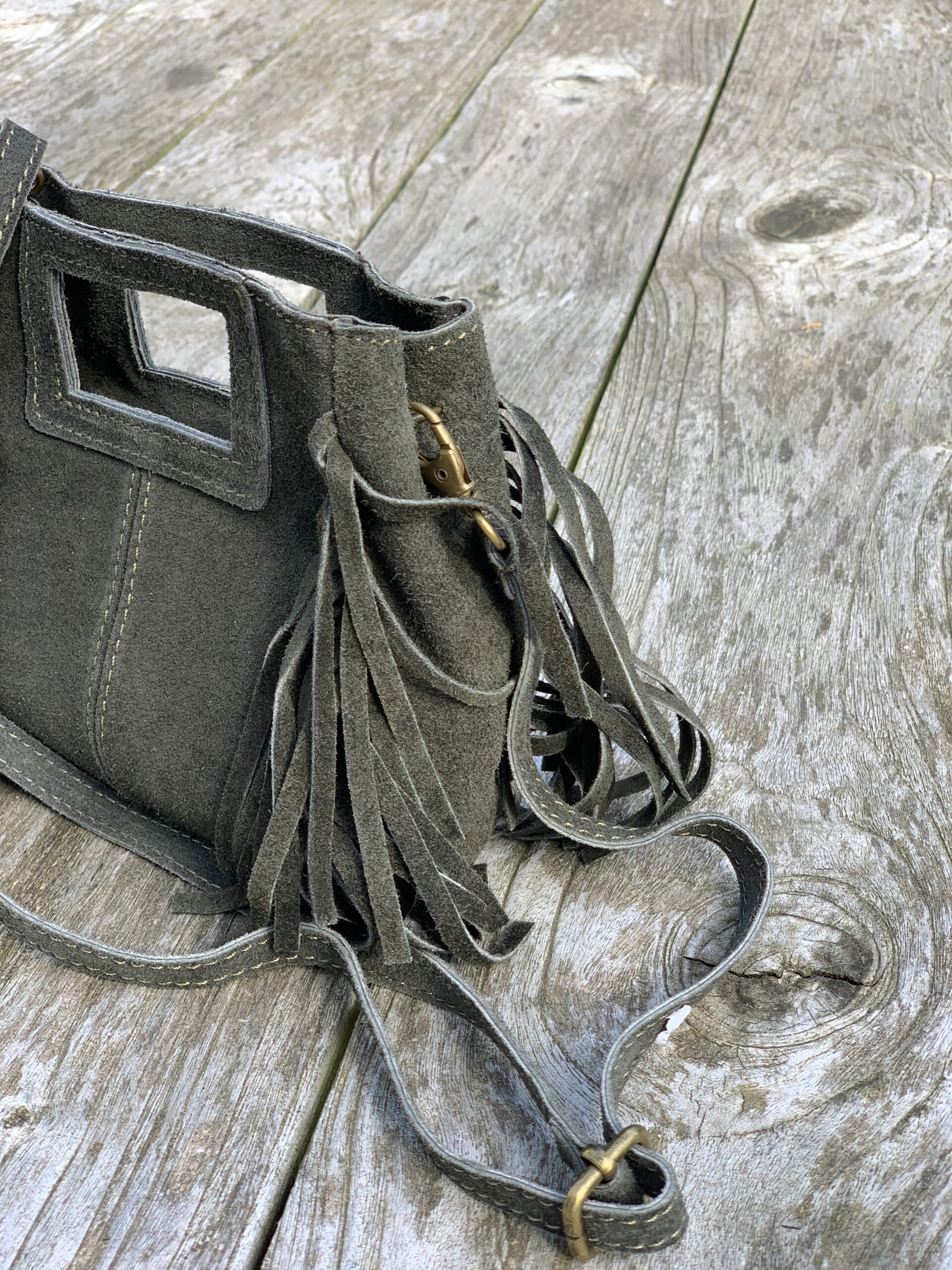 Tas Groen met Franjes - Afbeelding 3