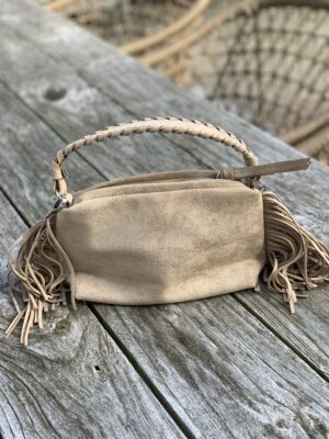 Tas Zandkleur met Franjes